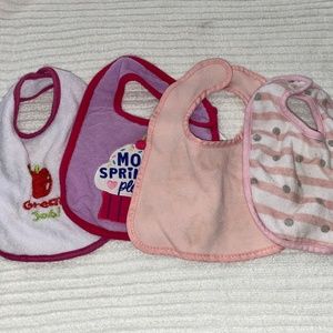 Baby Girl Bibs
